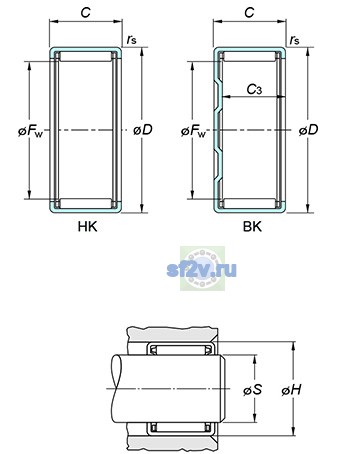 Фото подшипника HK2216
