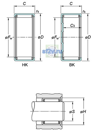 Фото подшипника HK2220