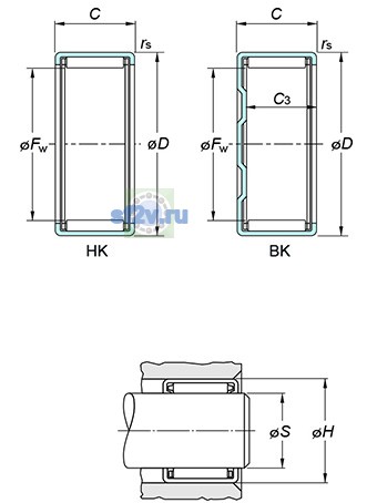 Фото подшипника HK2512