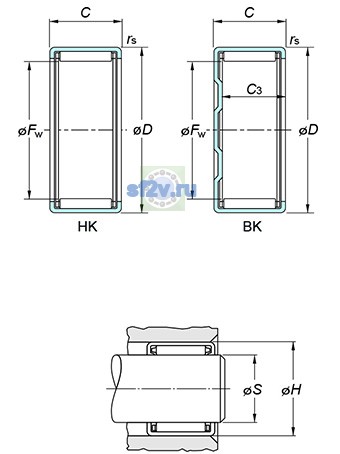 Фото подшипника HK2526