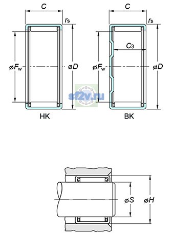 Фото подшипника HK2816