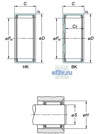 Фото подшипника HK3020