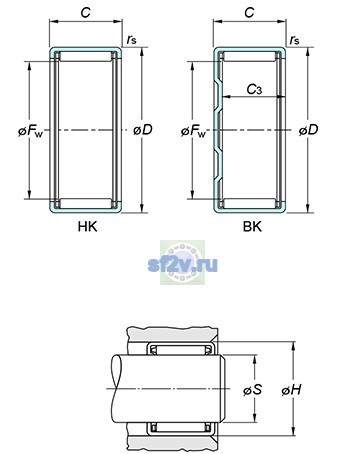 Фото подшипника HK3026