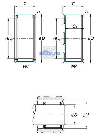 Фото подшипника HK3512