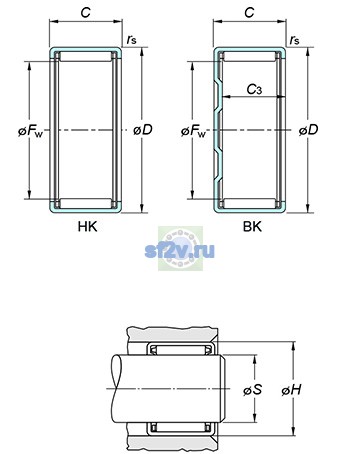 Фото подшипника HK4020