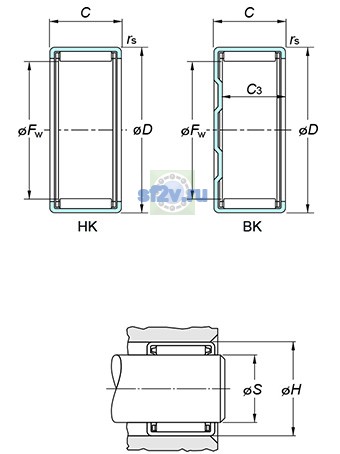 Фото подшипника HK5012