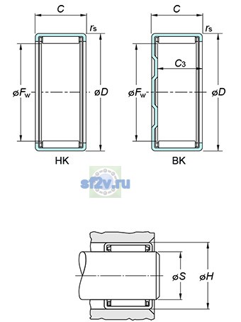 Фото подшипника HK5020