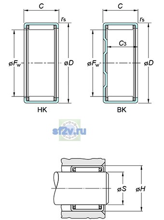 Фото подшипника HK5025