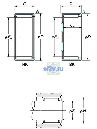 Фото подшипника HK5520