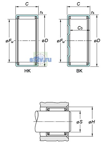 Фото подшипника HK6020