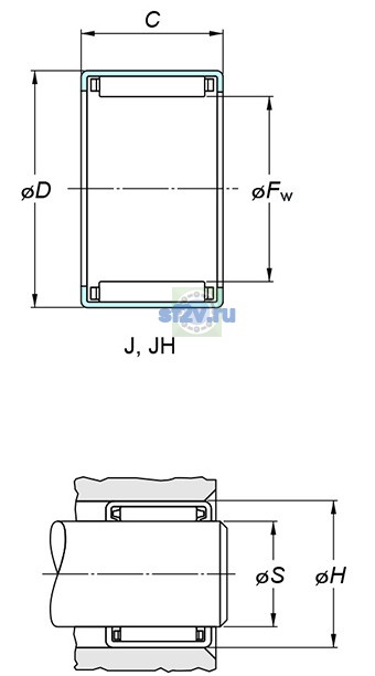 Фото подшипника JH-1016