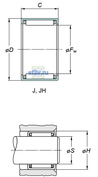 Фото подшипника JH-1112