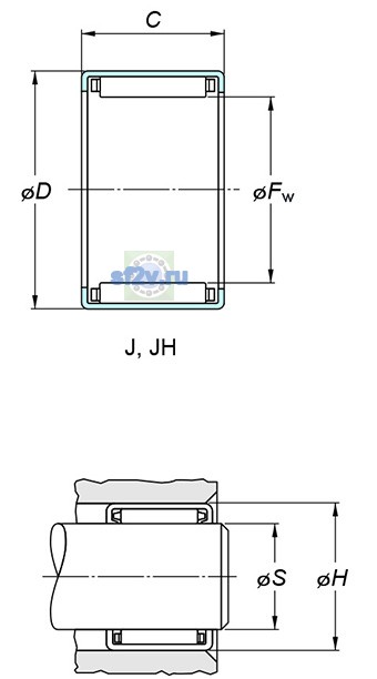 Фото подшипника JH-1312