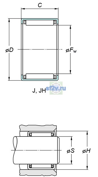 Фото подшипника JH-1412