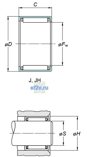 Фото подшипника JH-88