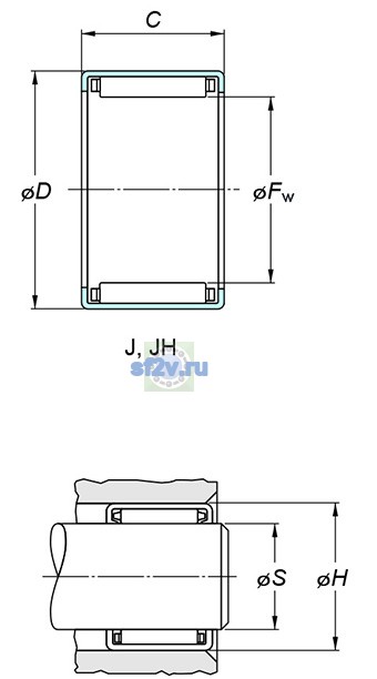 Фото подшипника JP-34-F
