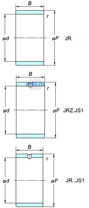 Фото подшипника JR100x115x40