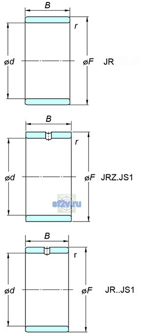 Фото подшипника JR10x14x16