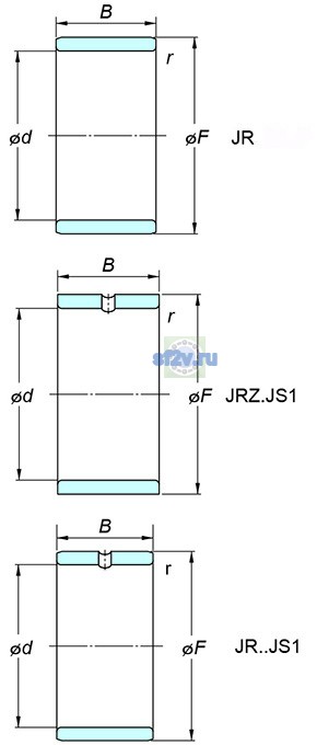 Фото подшипника JR12x15x16,5