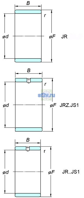 Фото подшипника JR12x15x18,5