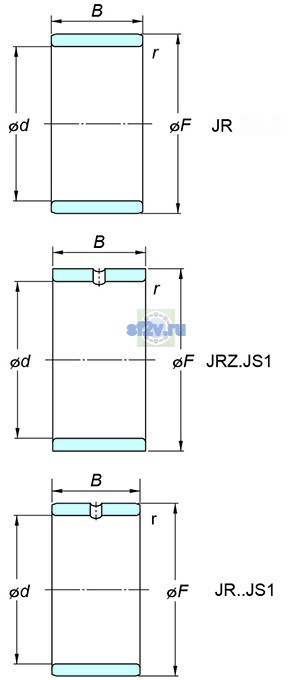 Фото подшипника JR140x155x35