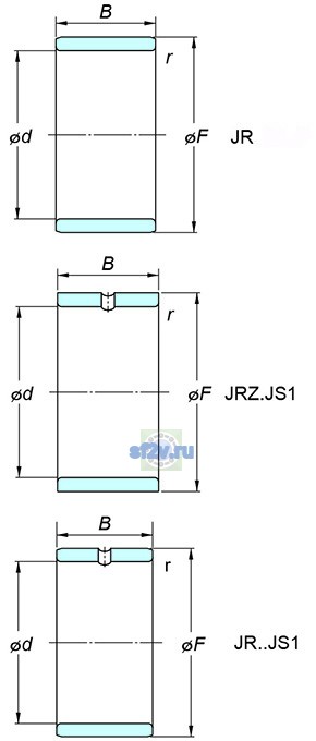 Фото подшипника JR15x18x16,5