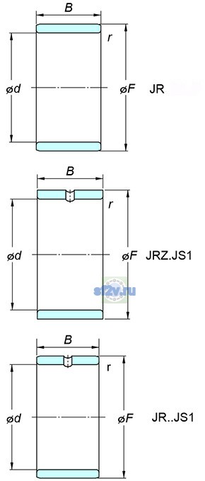 Фото подшипника JR160x175x40