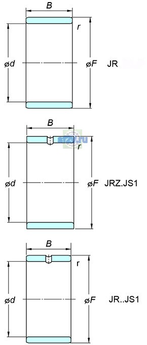 Фото подшипника JR170x185x45