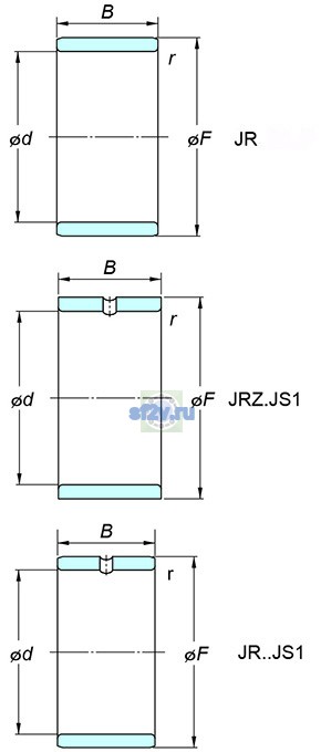 Фото подшипника JR17x20x16,5