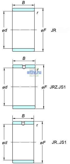 Фото подшипника JR17x20x20,5
