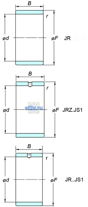 Фото подшипника JR17x22x13
