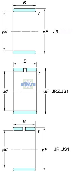 Фото подшипника JR17x22x23