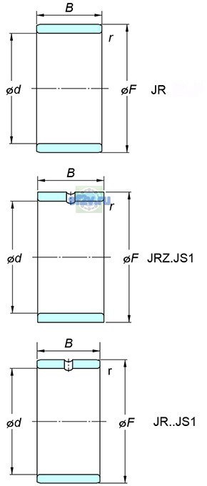 Фото подшипника JR17x22x26