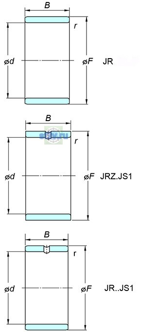 Фото подшипника JR22x28x17