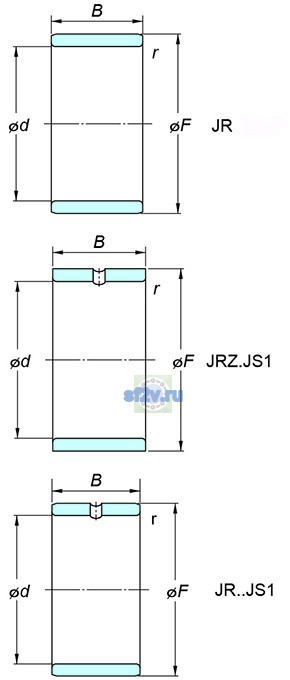 Фото подшипника JR22x28x30