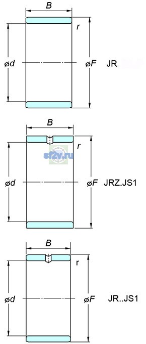 Фото подшипника JR25x30x16