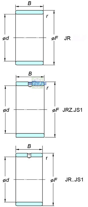 Фото подшипника JR40x45x20