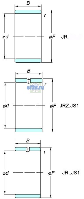 Фото подшипника JR40x45x30