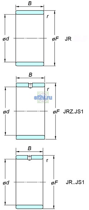 Фото подшипника JR40x50x20