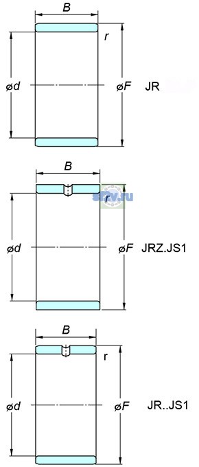 Фото подшипника JR45x50x35