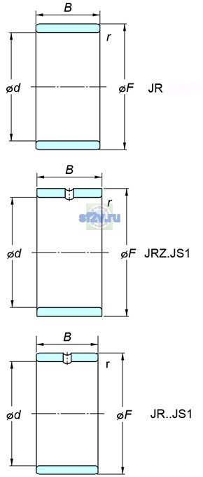 Фото подшипника JR45x55x22