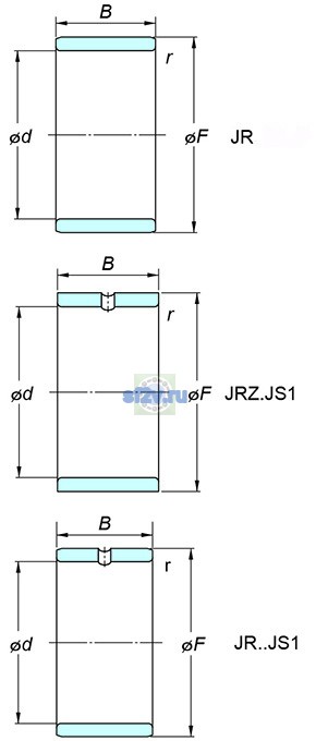 Фото подшипника JR45x55x40
