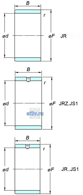 Фото подшипника JR50x55x20