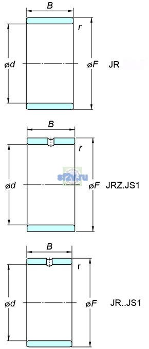 Фото подшипника JR50x55x35