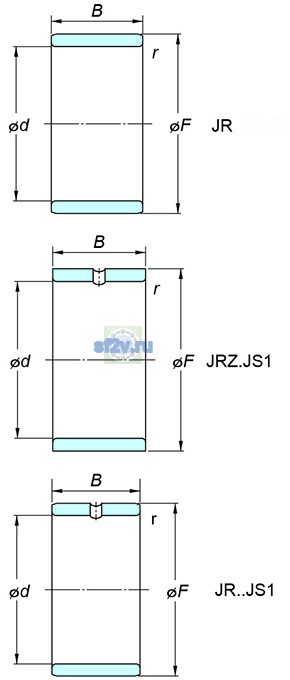 Фото подшипника JR50x55x40