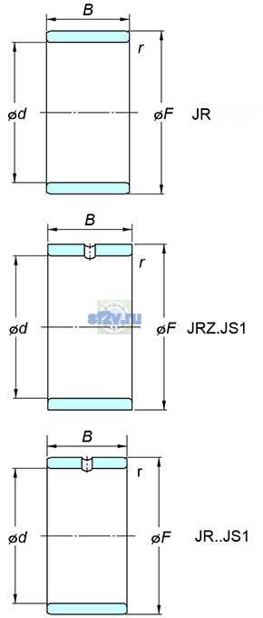 Фото подшипника JR50x58x40