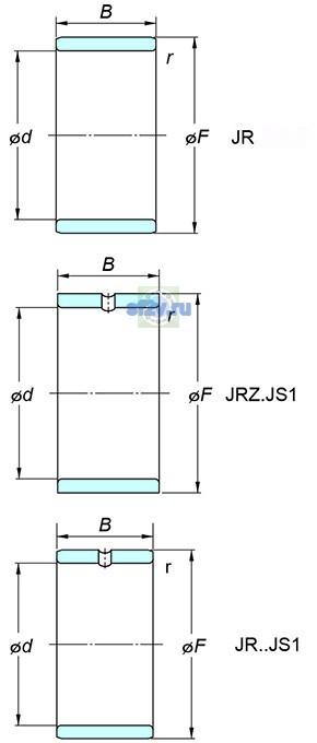 Фото подшипника JR50x60x20JS1
