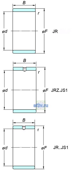 Фото подшипника JR50x60x40