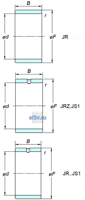 Фото подшипника JR55x60x25