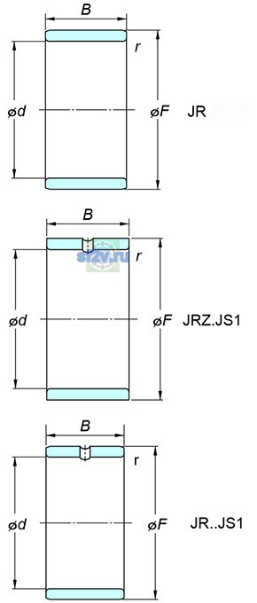 Фото подшипника JR55x63x45